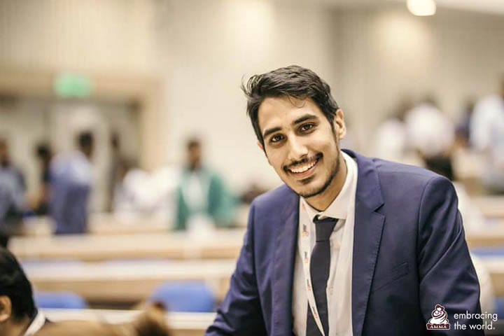 Aiknaath Jain (du Royaume-Uni), un autre représentant d'AYUDH à la conférence